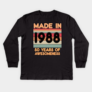 Made In 1988 Kids Long Sleeve T-Shirt